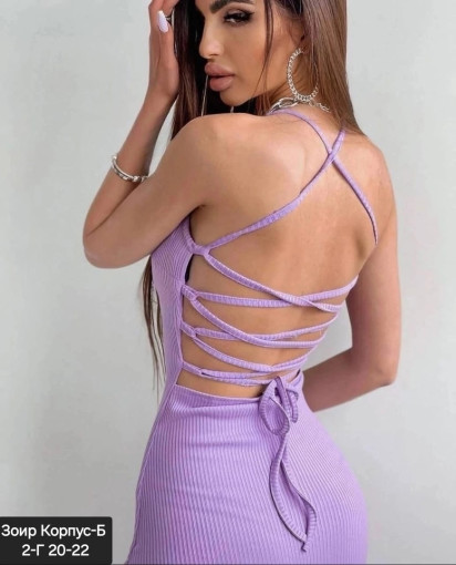 Платье с завязками на спине САДОВОД официальный интернет-каталог
