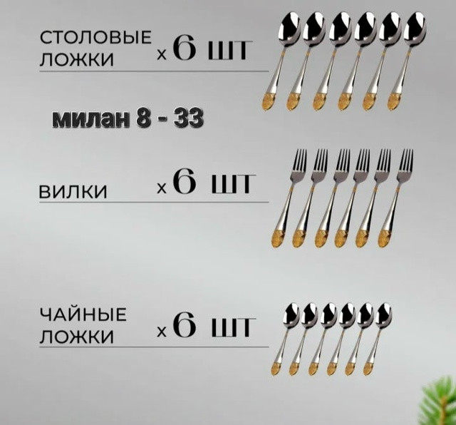 Набор столовых приборов купить в Интернет-магазине Садовод База - цена 199 руб Садовод интернет-каталог