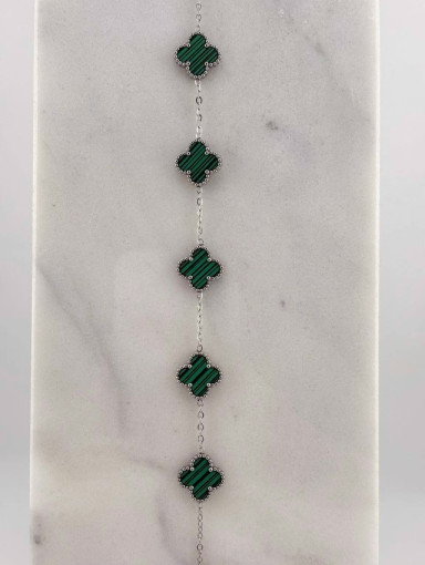 🤍 Браслет с 5 клеверами САДОВОД официальный интернет-каталог