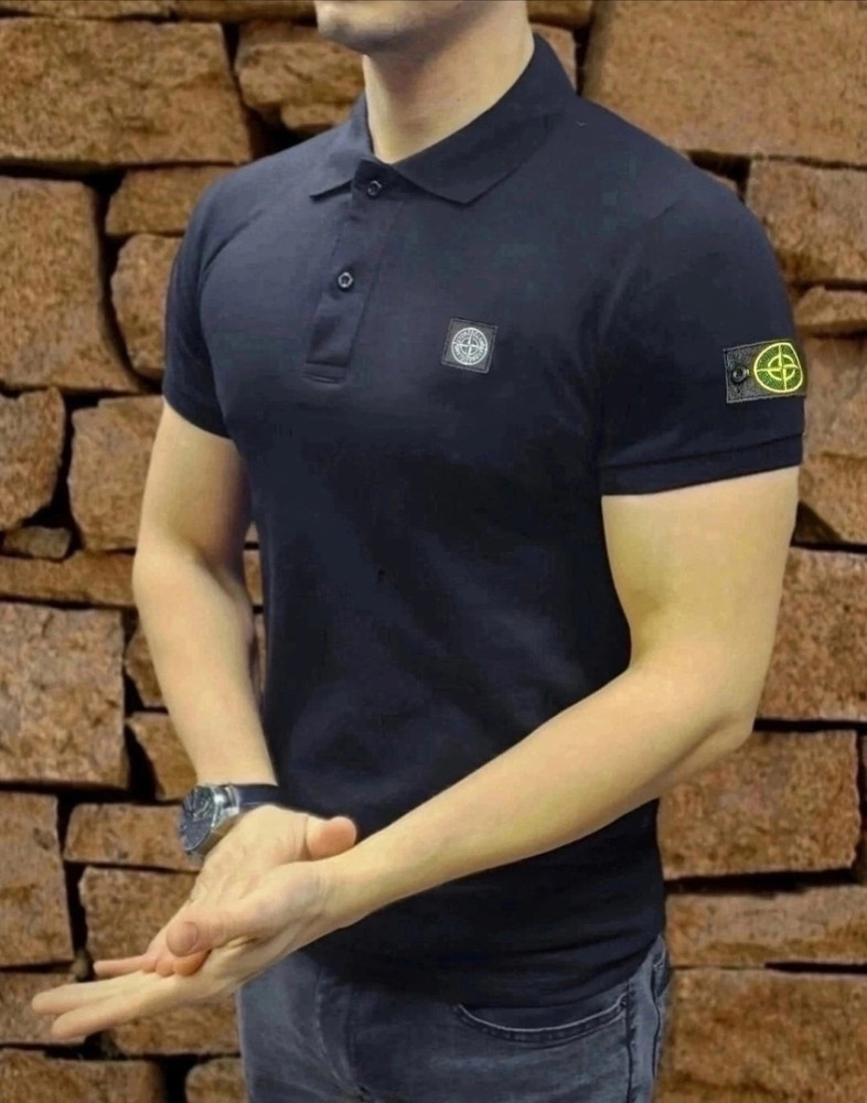 Мужская футболка синяя купить в Интернет-магазине Садовод База - цена 1100 руб Садовод интернет-каталог