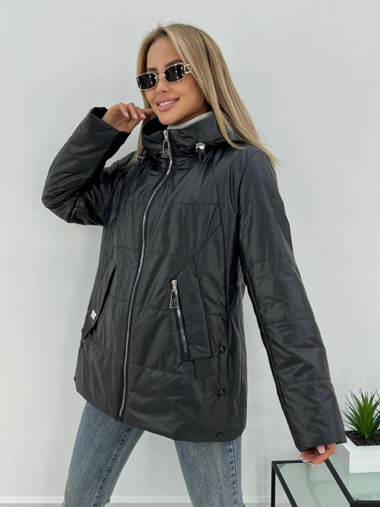 Куртка женская черная купить в Интернет-магазине Садовод База - цена 2400 руб Садовод интернет-каталог