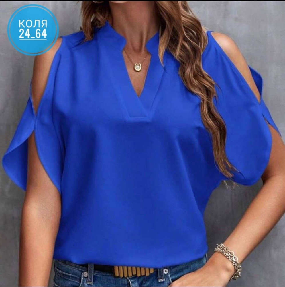 блузка темно-синяя купить в Интернет-магазине Садовод База - цена 500 руб Садовод интернет-каталог