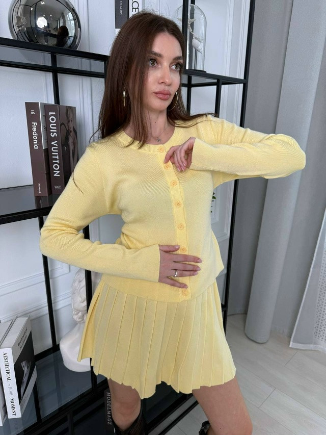 Женский костюм желтый купить в Интернет-магазине Садовод База - цена 1500 руб Садовод интернет-каталог