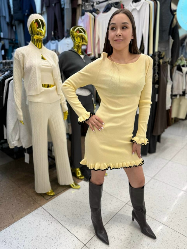 Платье желтое купить в Интернет-магазине Садовод База - цена 1600 руб Садовод интернет-каталог