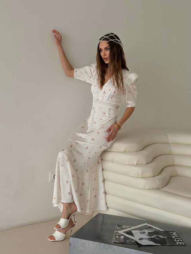 Платье молочное купить в Интернет-магазине Садовод База - цена 2100 руб Садовод интернет-каталог