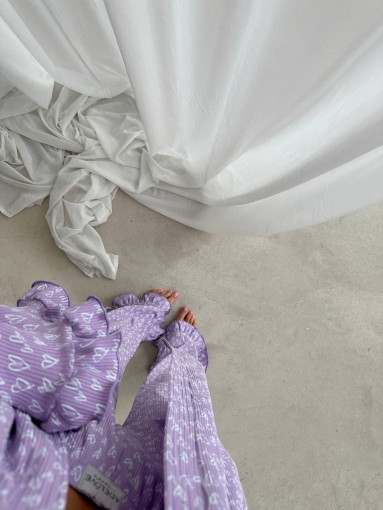 Лучшее решение для домашнего уюта наша пижама-тройка с сердечками: штаны + топ + халат САДОВОД официальный интернет-каталог