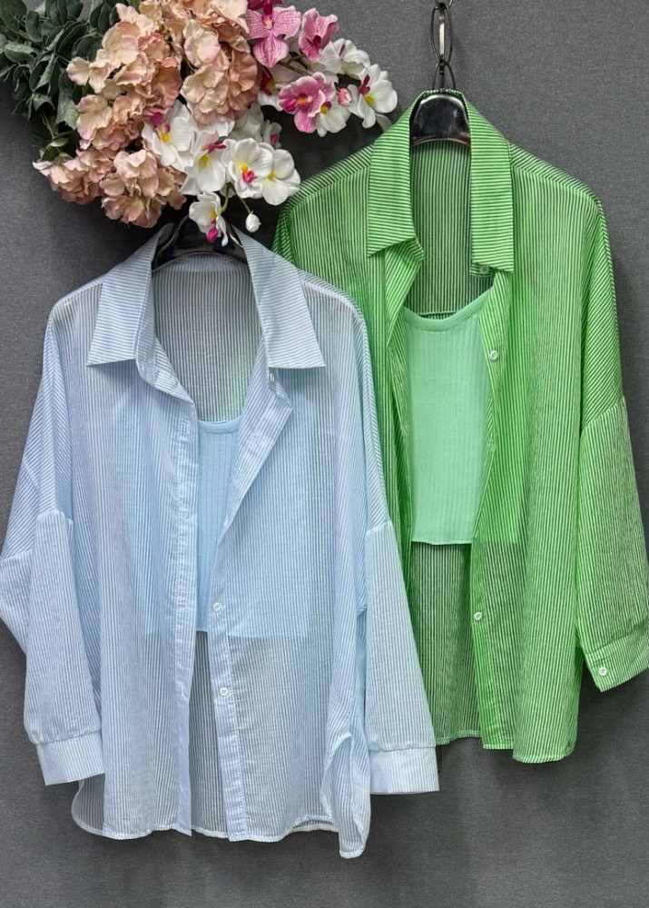 Женская рубашка зеленая купить в Интернет-магазине Садовод База - цена 1100 руб Садовод интернет-каталог