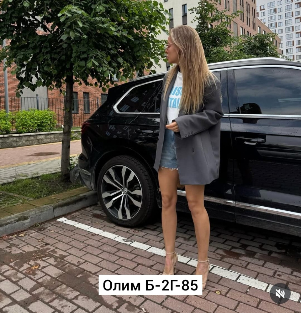 Женский пиджак серый