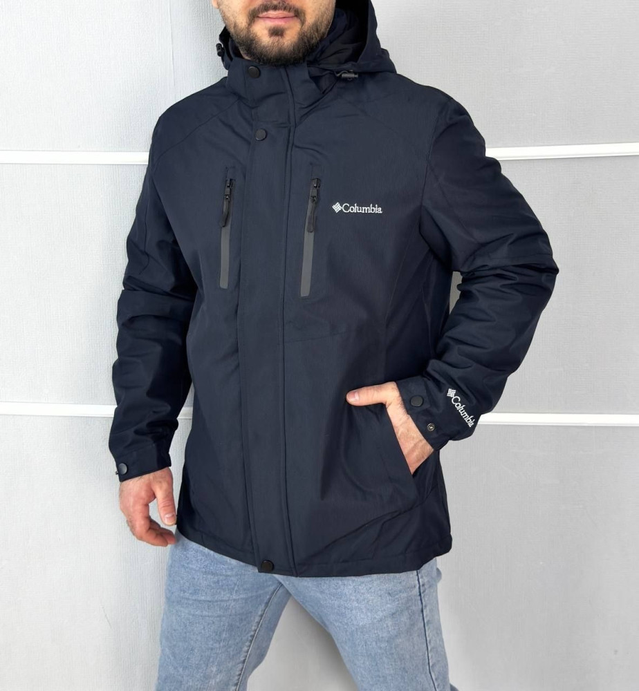 Куртка мужская синяя купить в Интернет-магазине Садовод База - цена 1500 руб Садовод интернет-каталог