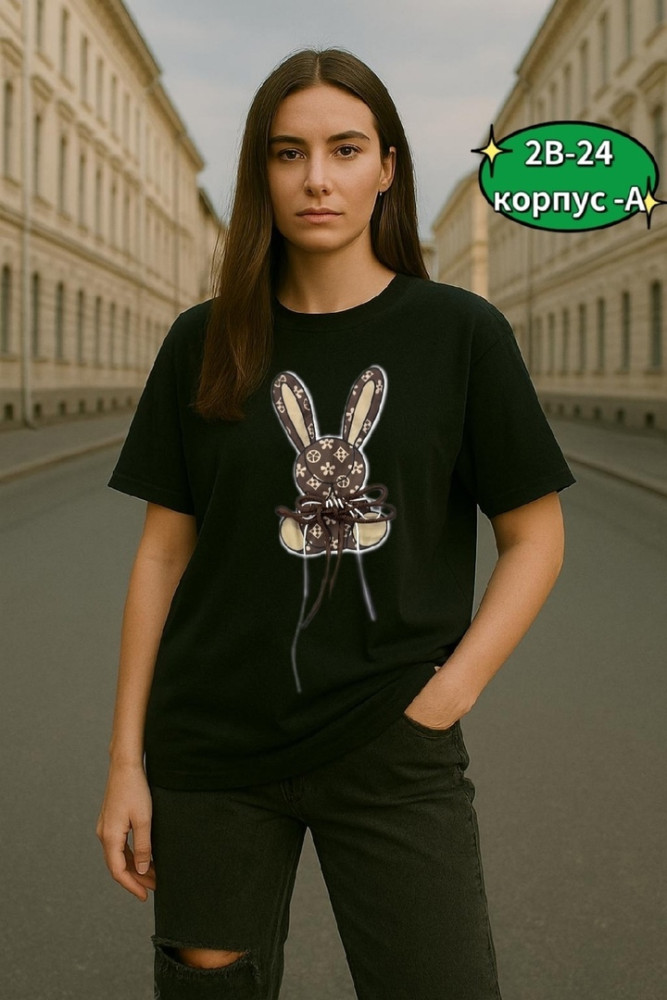 Женская футболка черная купить в Интернет-магазине Садовод База - цена 350 руб Садовод интернет-каталог
