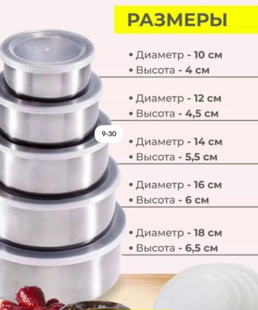 Набор контейнеров купить в Интернет-магазине Садовод База - цена 250 руб Садовод интернет-каталог