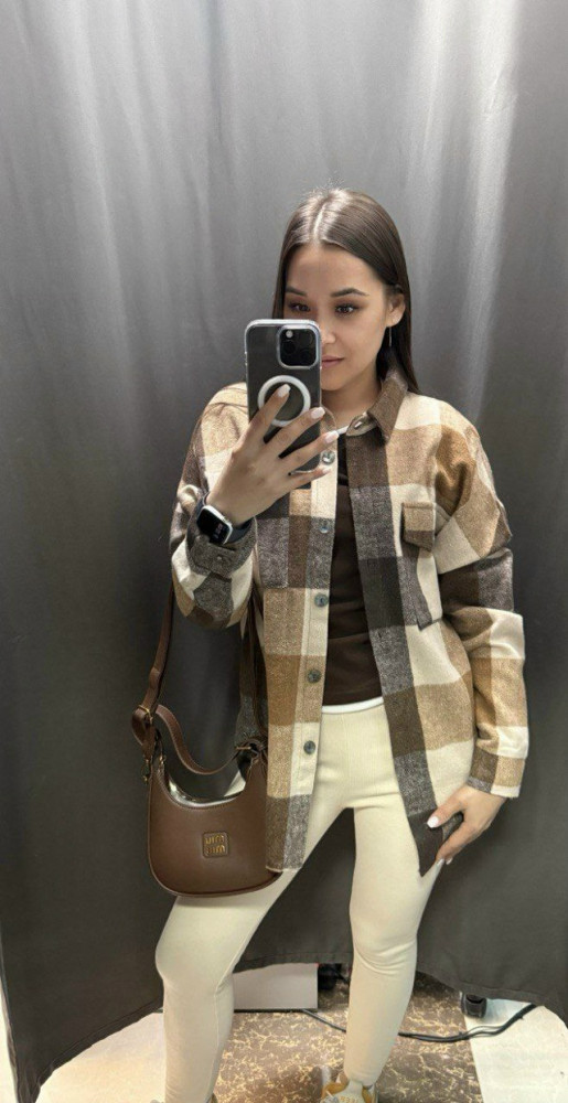 Женская рубашка коричневая купить в Интернет-магазине Садовод База - цена 1300 руб Садовод интернет-каталог