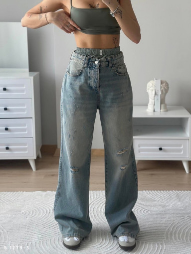 модные и стильные джинсы, со специальной вставкой на поясе, является дизайнерской задумкой САДОВОД официальный интернет-каталог