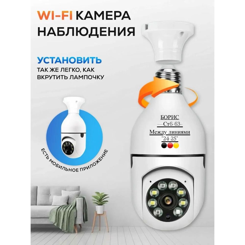 Камера видеонаблюдения для дома WiFi поворотная IP купить в Интернет-магазине Садовод База - цена 600 руб Садовод интернет-каталог