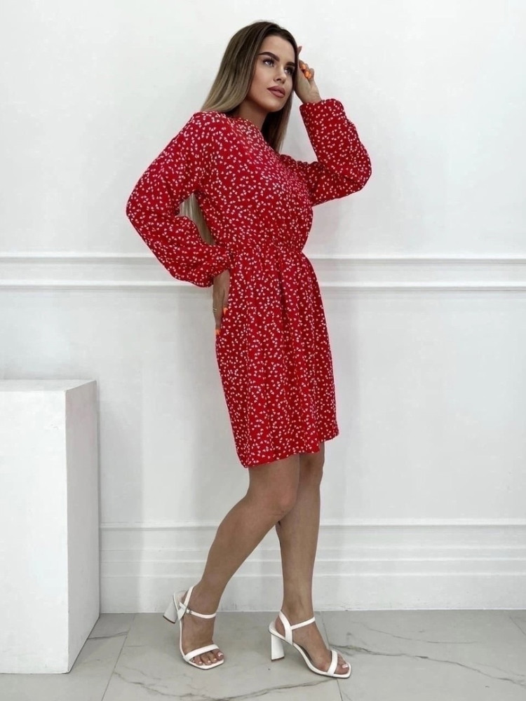 Платье красное купить в Интернет-магазине Садовод База - цена 499 руб Садовод интернет-каталог