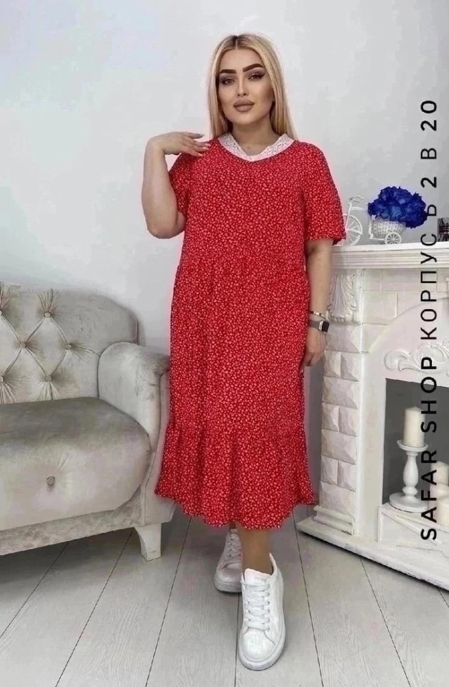 Летние практичные платья из тонкой дышащей ткани купить в Интернет-магазине Садовод База - цена 500 руб Садовод интернет-каталог