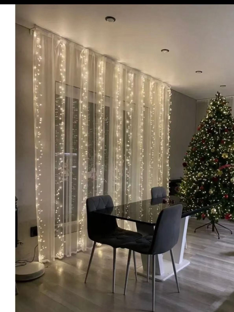 гирлянда штора купить в Интернет-магазине Садовод База - цена 600 руб Садовод интернет-каталог