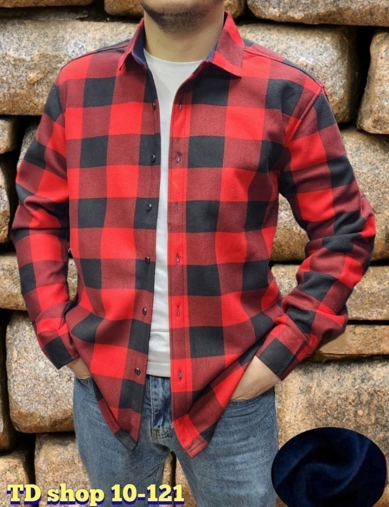 Мужская рубашка красная купить в Интернет-магазине Садовод База - цена 950 руб Садовод интернет-каталог