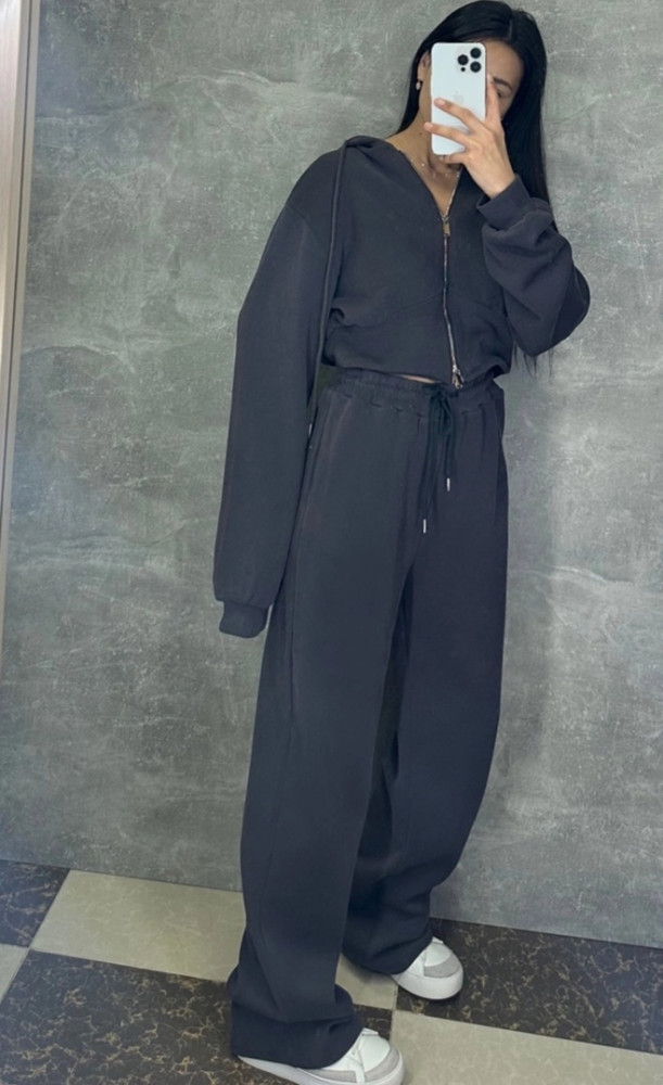 Женский костюм темно-серый купить в Интернет-магазине Садовод База - цена 2800 руб Садовод интернет-каталог