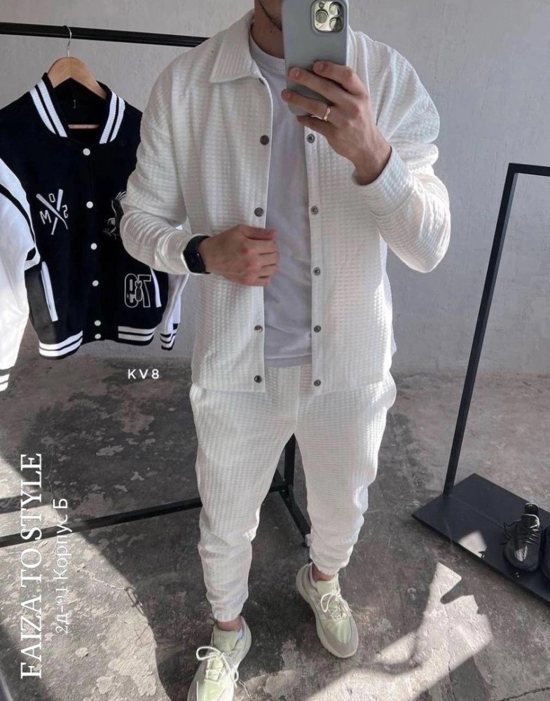 Мужской костюм белый купить в Интернет-магазине Садовод База - цена 1200 руб Садовод интернет-каталог