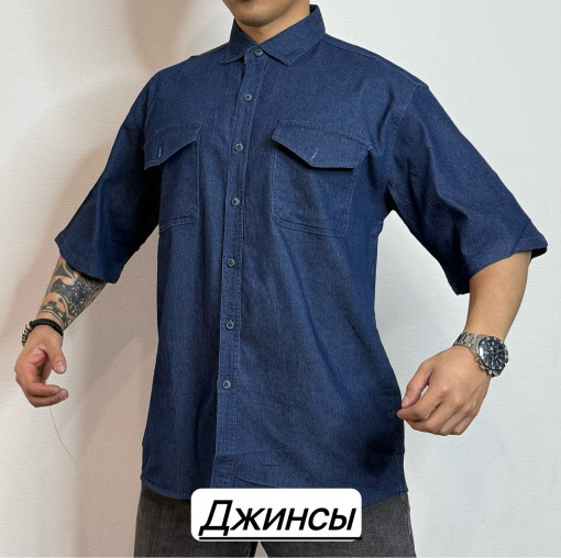 Рубашка для мужчин, джинс САДОВОД официальный интернет-каталог
