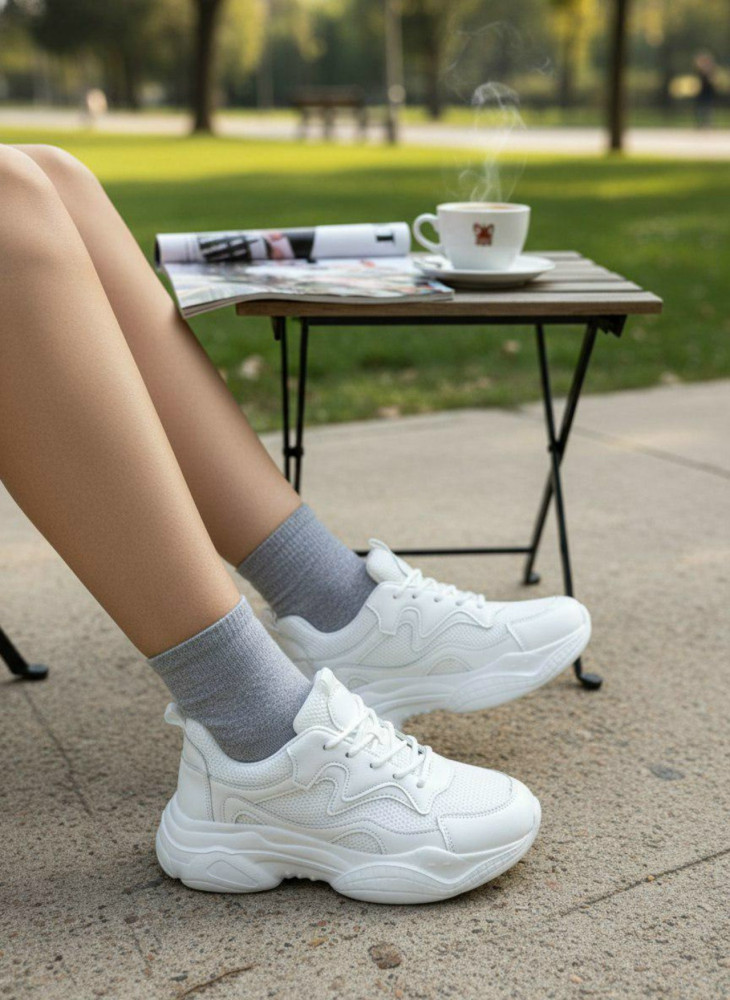 Кроссовки женские белые купить в Интернет-магазине Садовод База - цена 850 руб Садовод интернет-каталог