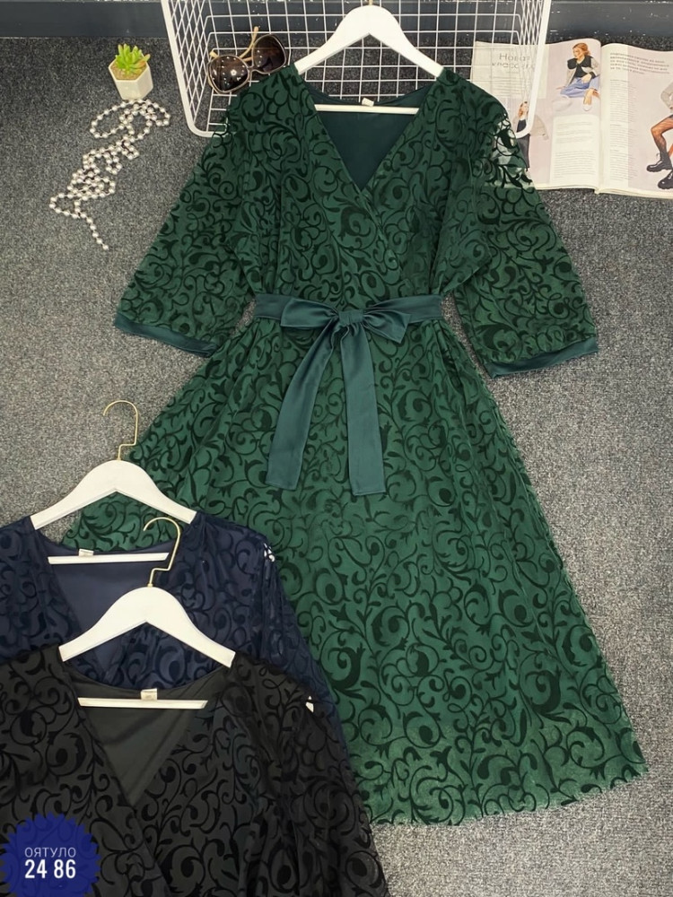 Стильное платье в трёх  цветах купить в Интернет-магазине Садовод База - цена 599 руб Садовод интернет-каталог