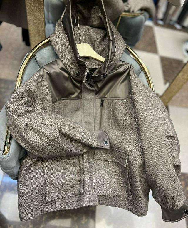 Куртка женская коричневая купить в Интернет-магазине Садовод База - цена 8800 руб Садовод интернет-каталог