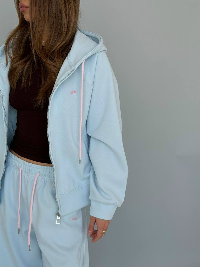 Спортивный женский костюм голубой купить в Интернет-магазине Садовод База - цена 2900 руб Садовод интернет-каталог