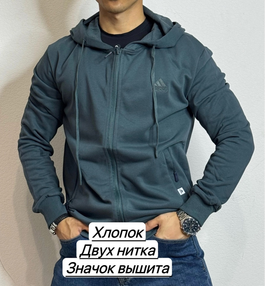Толстовка мужская зеленая купить в Интернет-магазине Садовод База - цена 850 руб Садовод интернет-каталог