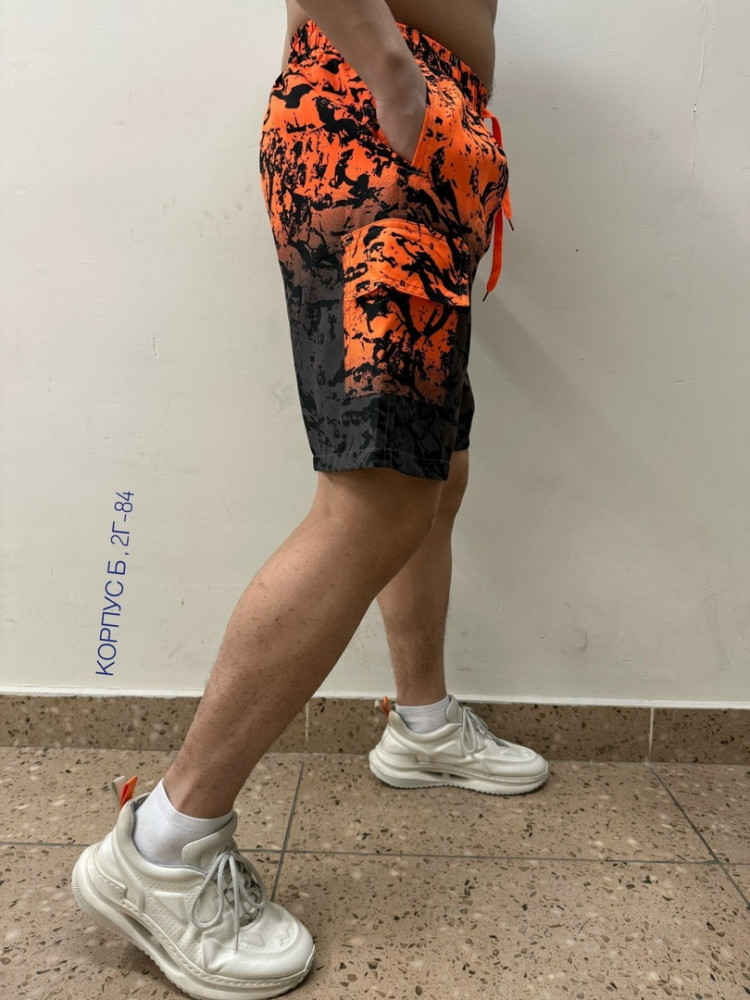 Мужские шорты оранжевые купить в Интернет-магазине Садовод База - цена 300 руб Садовод интернет-каталог