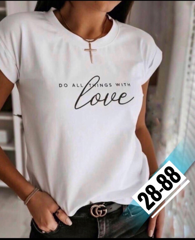 Женская футболка молочная купить в Интернет-магазине Садовод База - цена 250 руб Садовод интернет-каталог