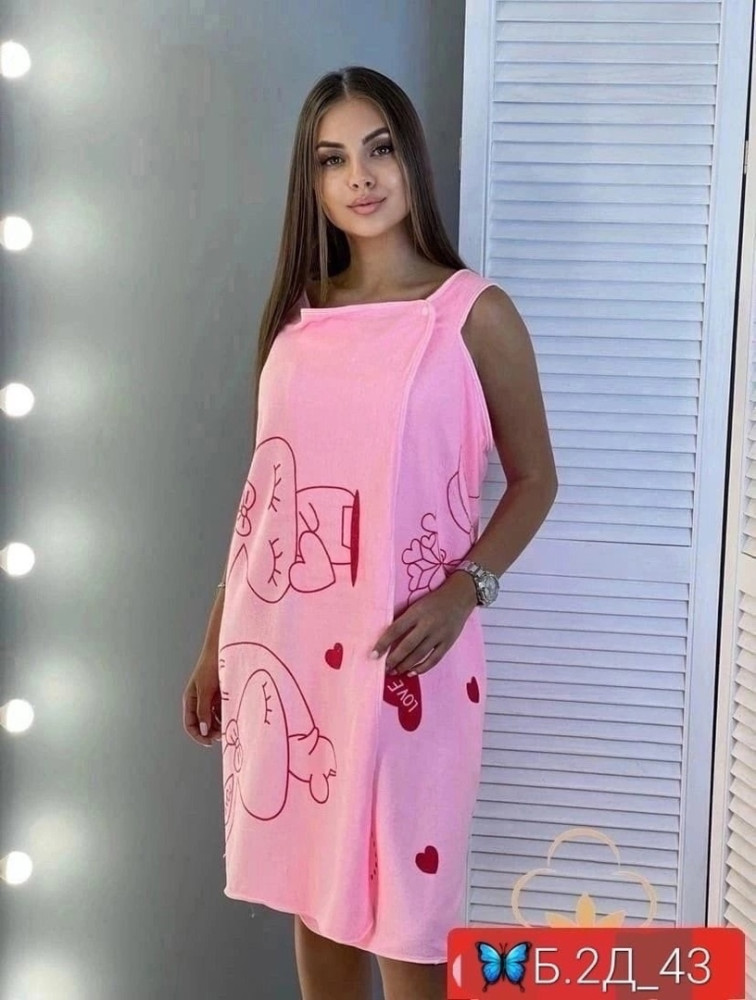 Платье с принтом для дома купить в Интернет-магазине Садовод База - цена 150 руб Садовод интернет-каталог