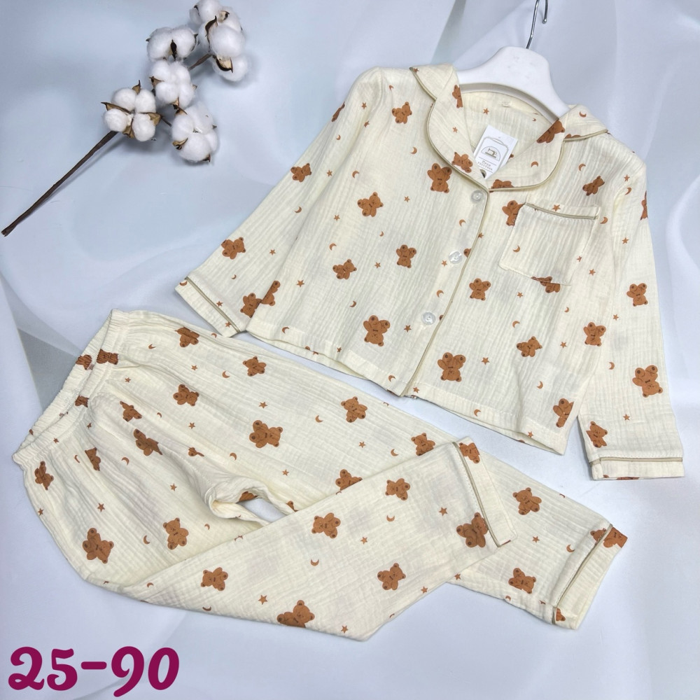 Детская пижама, муслин 🎀🎀🎀 купить в Интернет-магазине Садовод База - цена 1000 руб Садовод интернет-каталог