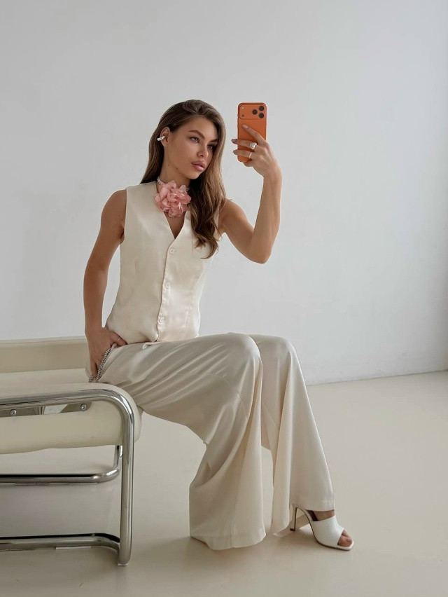 Женский костюм белый купить в Интернет-магазине Садовод База - цена 2200 руб Садовод интернет-каталог