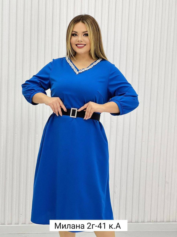 Платье синее купить в Интернет-магазине Садовод База - цена 1100 руб Садовод интернет-каталог