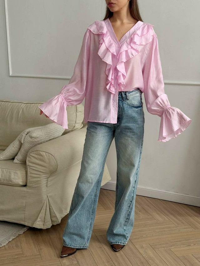 Блузка розовая купить в Интернет-магазине Садовод База - цена 1500 руб Садовод интернет-каталог