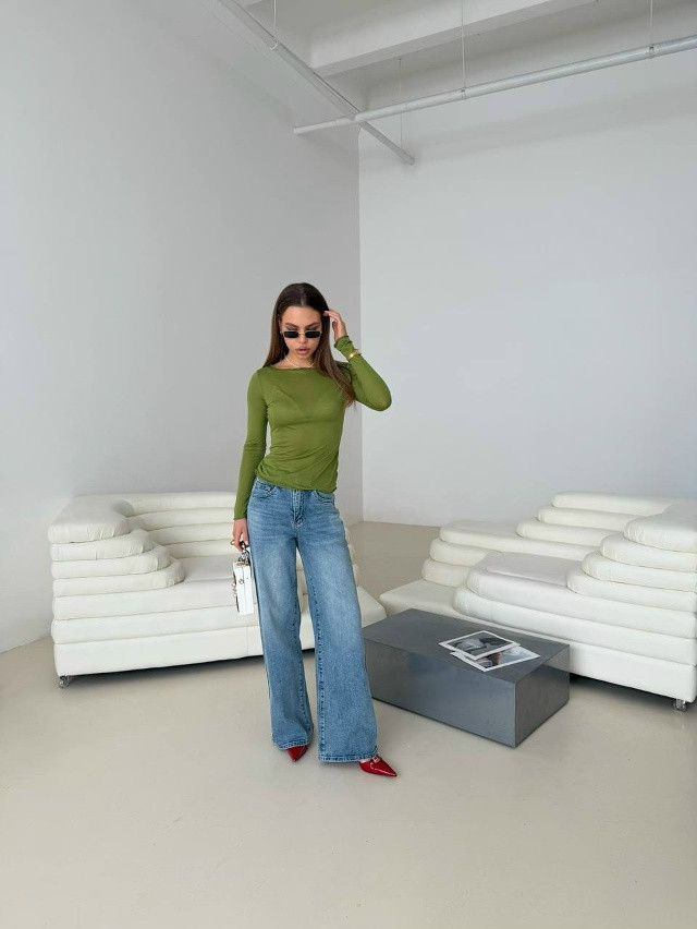 Лонгслив зеленый купить в Интернет-магазине Садовод База - цена 1100 руб Садовод интернет-каталог