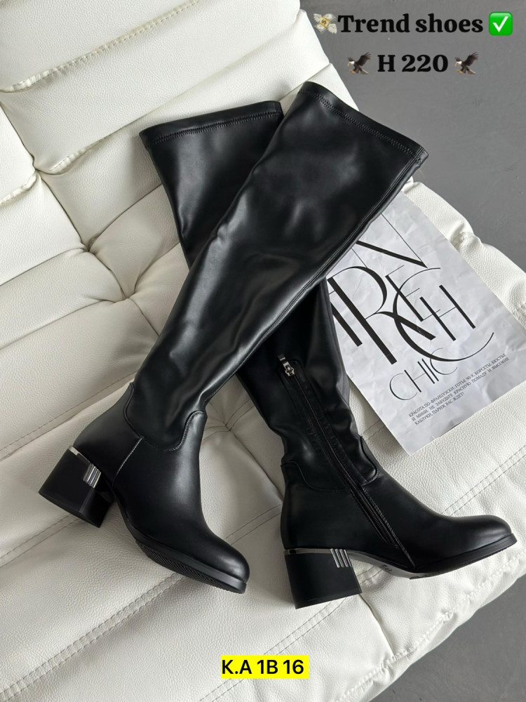 Ботфорты черные купить в Интернет-магазине Садовод База - цена 1500 руб Садовод интернет-каталог