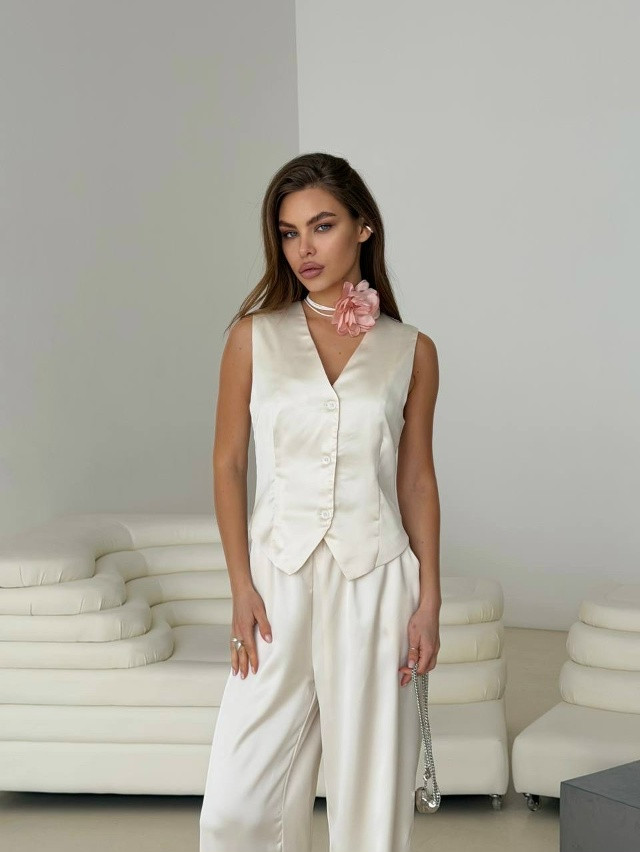 Женский костюм белый купить в Интернет-магазине Садовод База - цена 2200 руб Садовод интернет-каталог