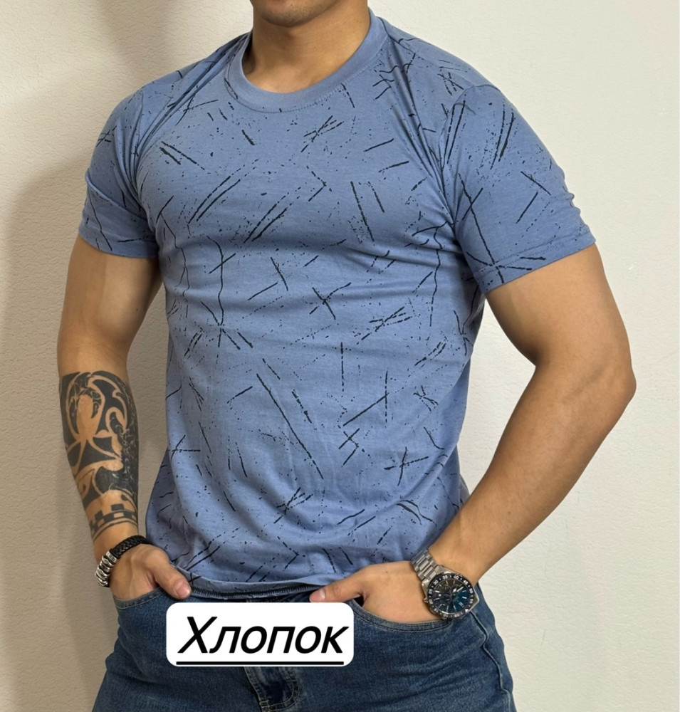 Футболка для мужчин, хлопок купить в Интернет-магазине Садовод База - цена 150 руб Садовод интернет-каталог