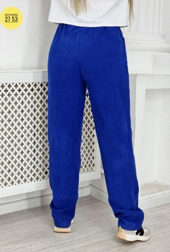 Женские брюки синие купить в Интернет-магазине Садовод База - цена 500 руб Садовод интернет-каталог