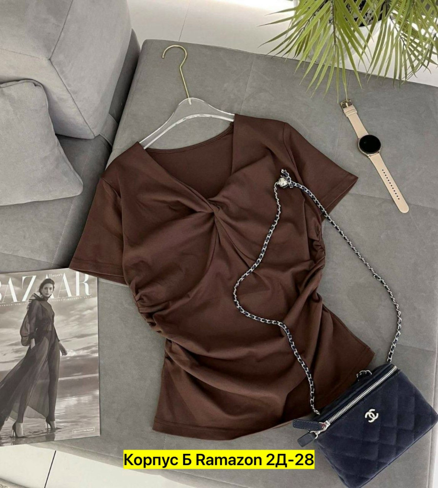 Женская футболка коричневая купить в Интернет-магазине Садовод База - цена 300 руб Садовод интернет-каталог