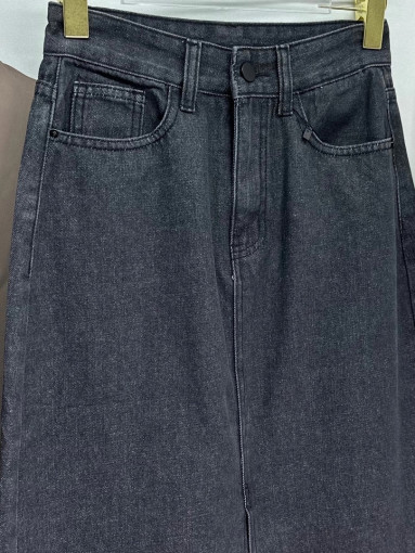 🎀Юбка джинсовая с разрезом спереди🎀 САДОВОД официальный интернет-каталог