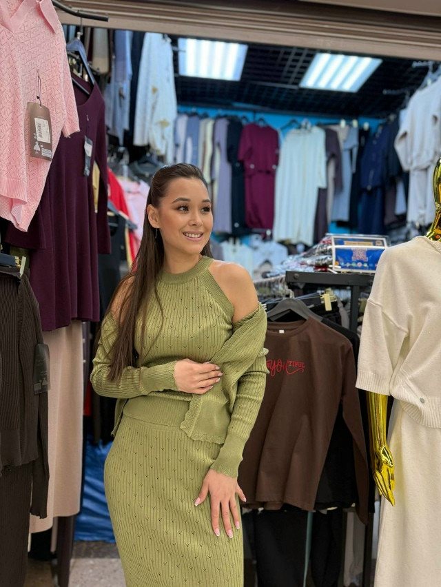 Женский костюм зеленый купить в Интернет-магазине Садовод База - цена 2300 руб Садовод интернет-каталог