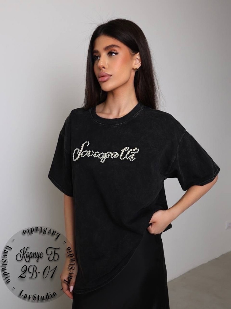 Женская футболка черная купить в Интернет-магазине Садовод База - цена 900 руб Садовод интернет-каталог