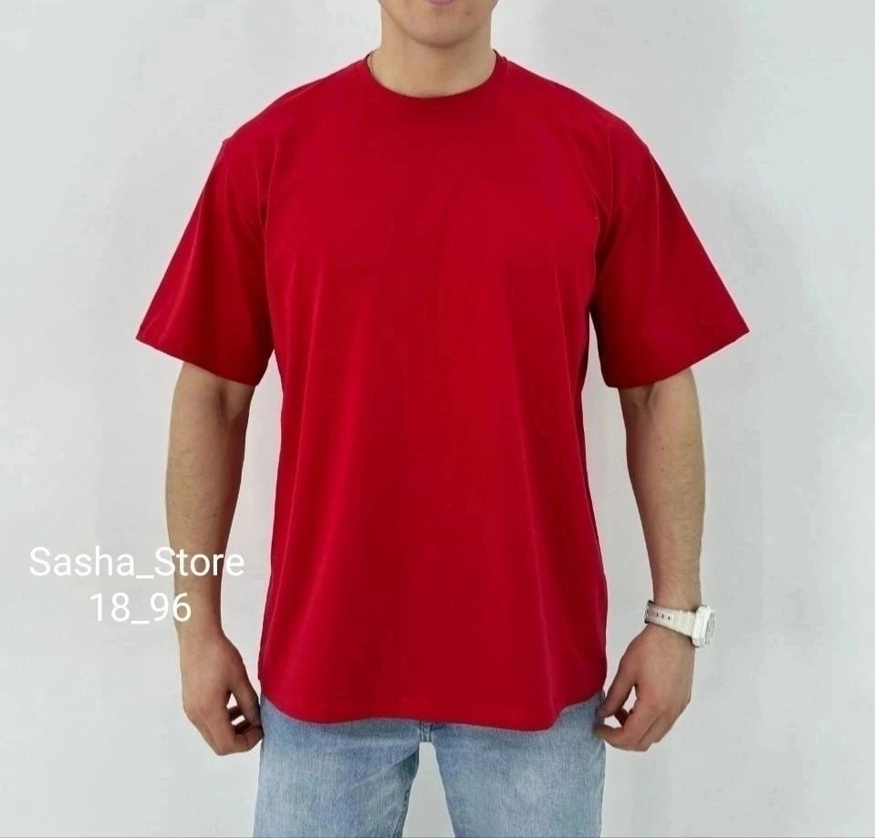 Мужская футболка красная купить в Интернет-магазине Садовод База - цена 500 руб Садовод интернет-каталог