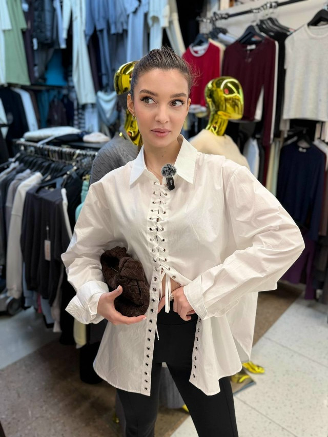 Женская рубашка белая купить в Интернет-магазине Садовод База - цена 1400 руб Садовод интернет-каталог