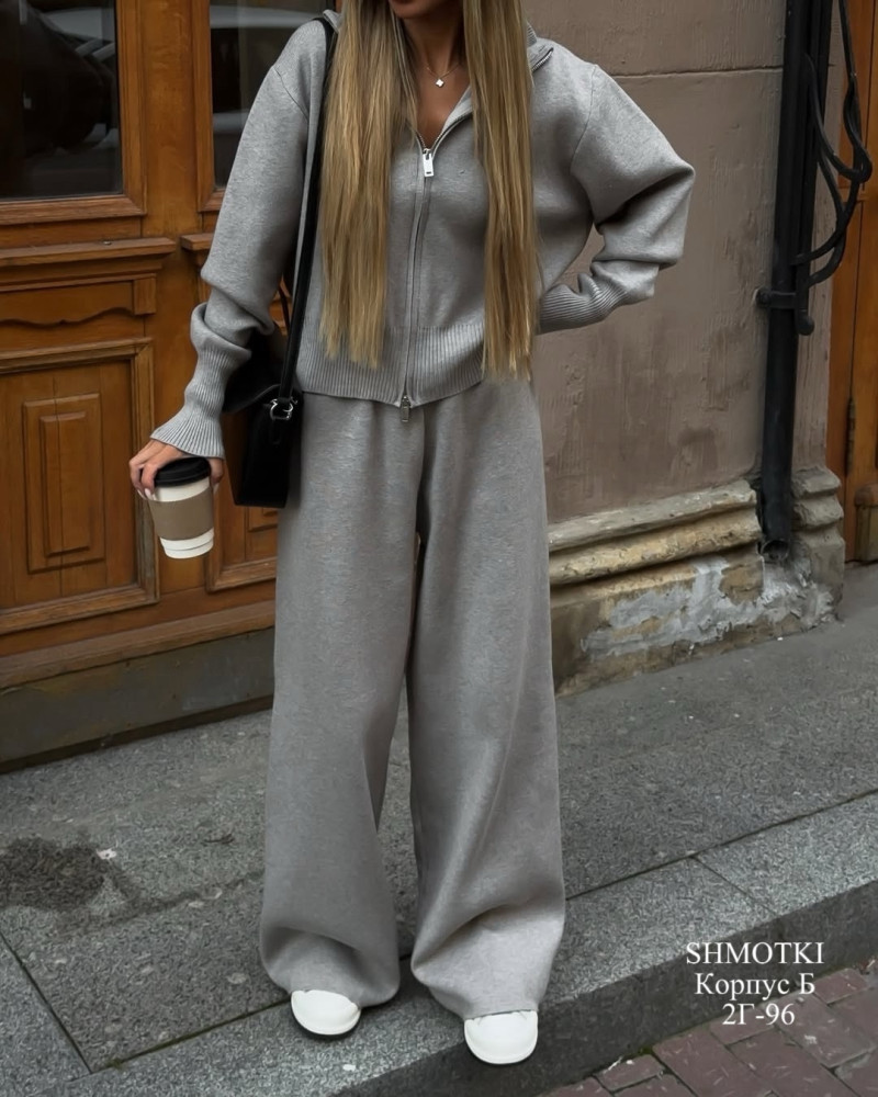 Женский костюм серый купить в Интернет-магазине Садовод База - цена 2000 руб Садовод интернет-каталог