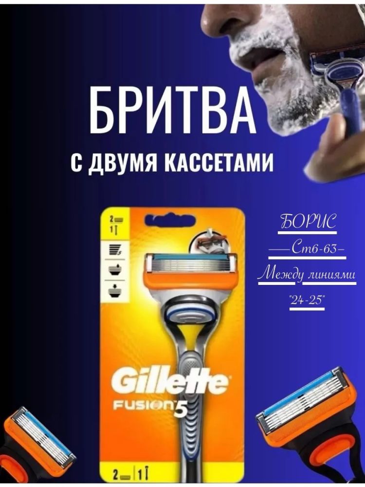 Станок для бритья мужской Gillette Fusion Power + сменная кассета, 2 шт купить в Интернет-магазине Садовод База - цена 350 руб Садовод интернет-каталог